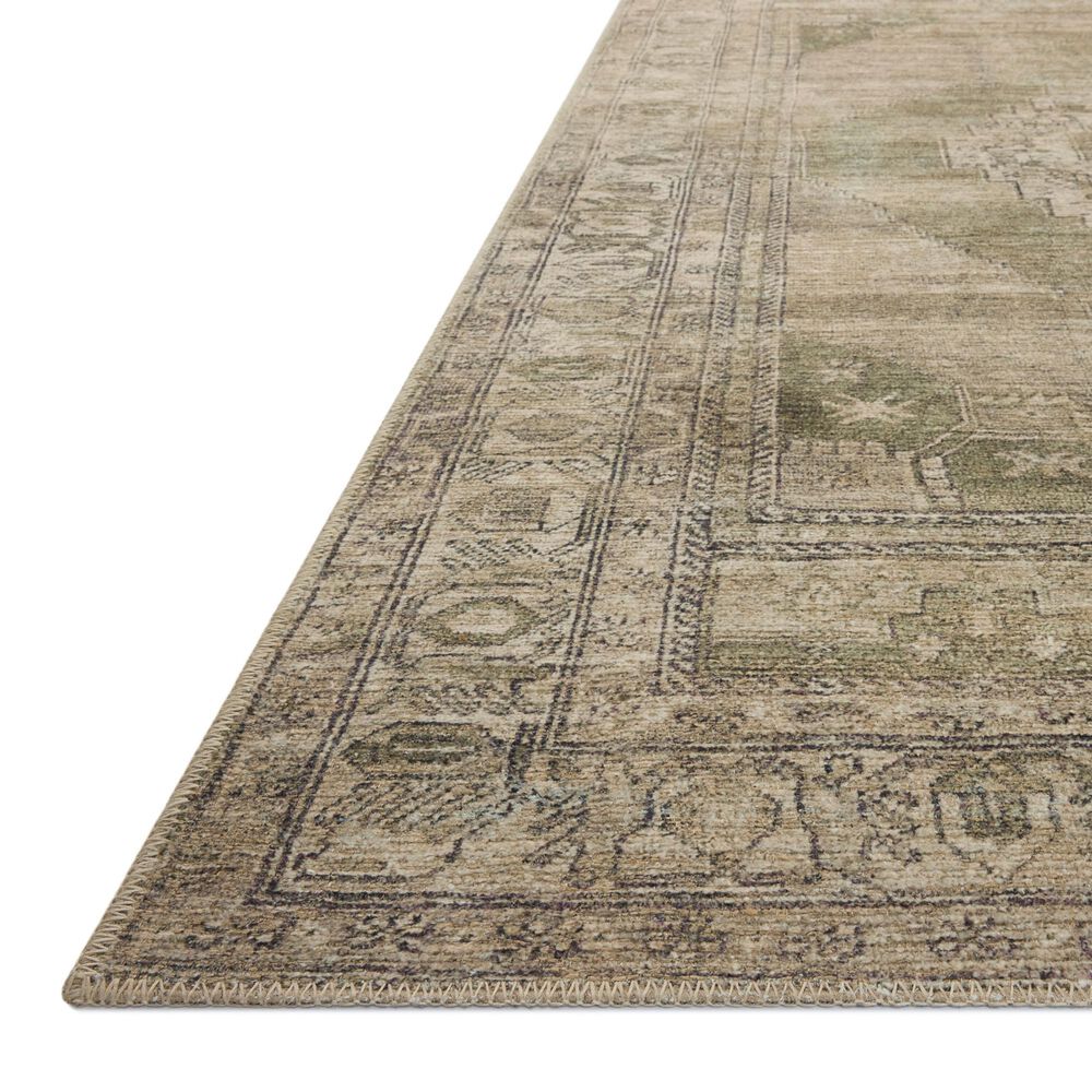 Amber Lewis x Loloi Cambria Sand and Olive 6' x 9' Area Rug, , large