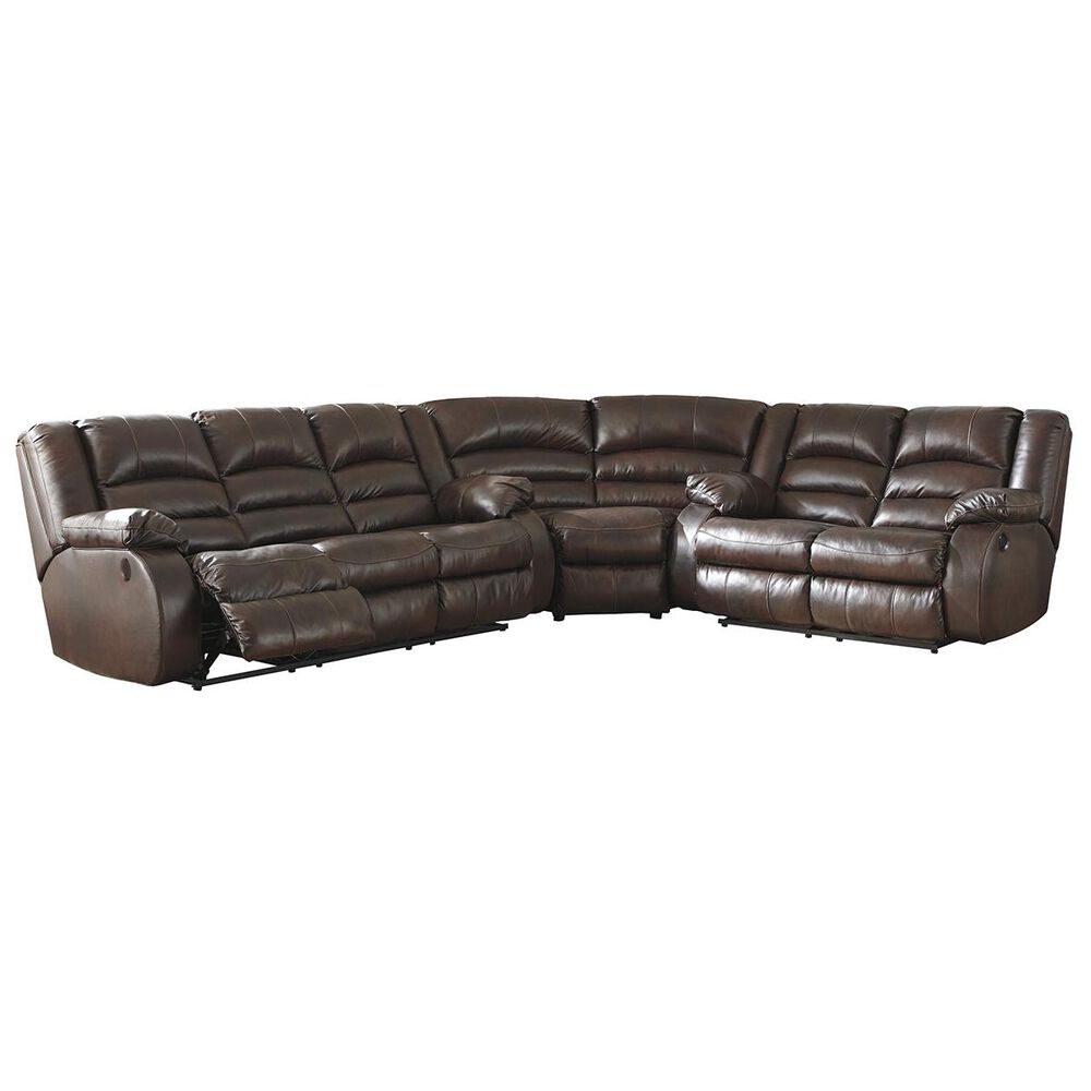 Signature Design by Ashley Levelland Reclining Sofa In Cafe, , large