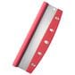 Fante"s Rocking Pizza Cutter with Blade Guard in Stainless Steel and Red, , large