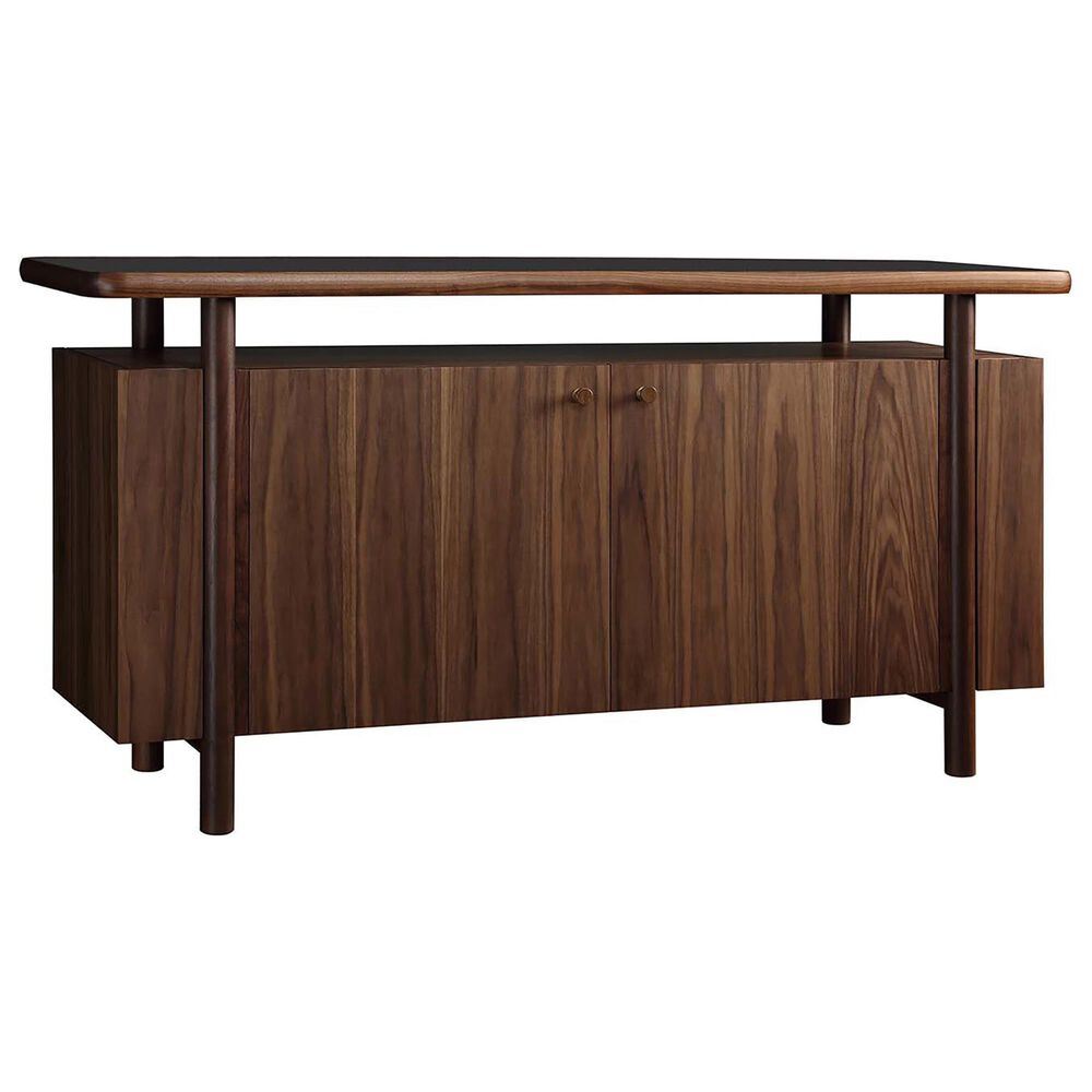 Stickley Furniture Walnut Grove Stone Top Credenza in Walnut, , large