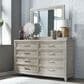 Belle Furnishings Belmar Landscape Mirror in Washed Taupe, , large