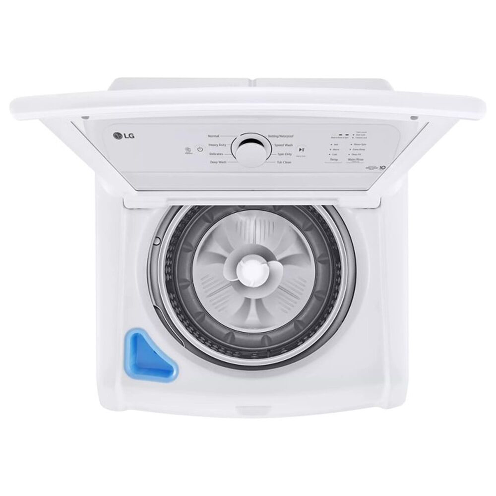 LG 4.1 Cu. Ft. Top Load Washer with 4-Way Agitator and TurboDrum Technology in White, , large