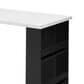 HOMLUX 83" Kitchen Island in Black, , large