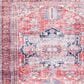 Safavieh Serapi Southwestern 6"7" x 9" Red and Navy Area Rug, , large