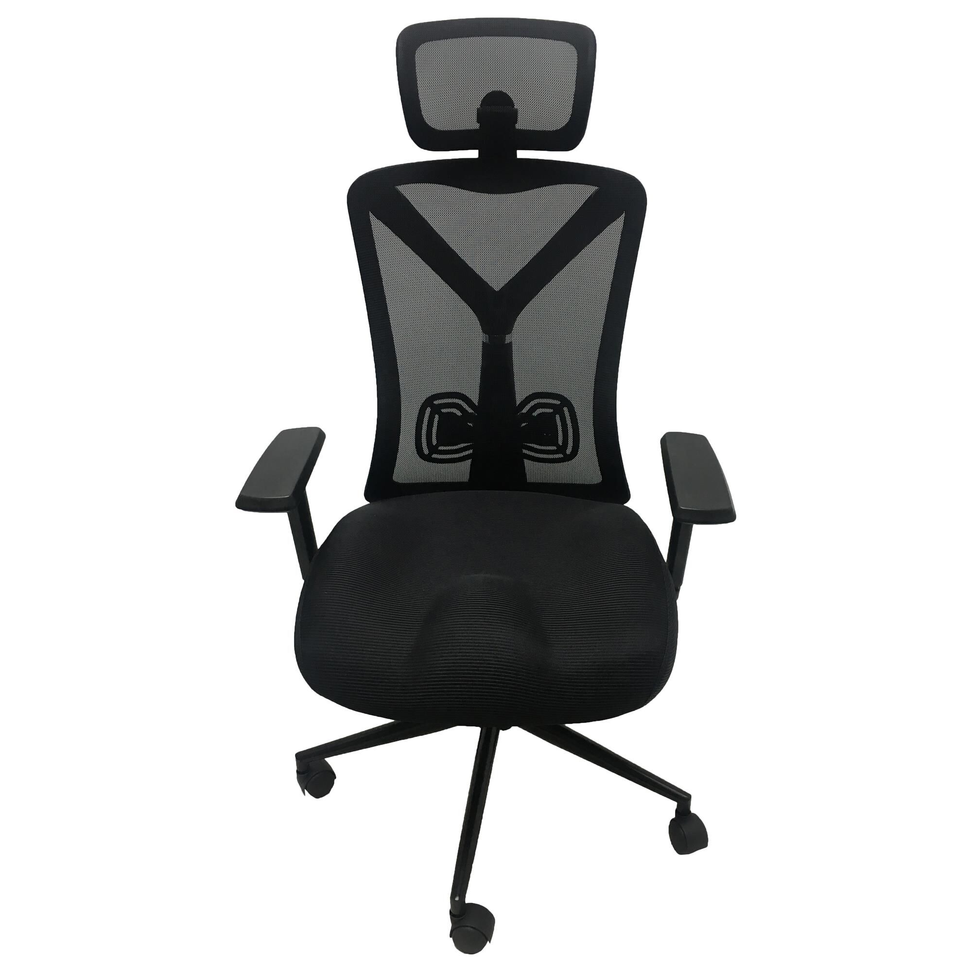 Oscar high back ergonomic chair in black colour clearance