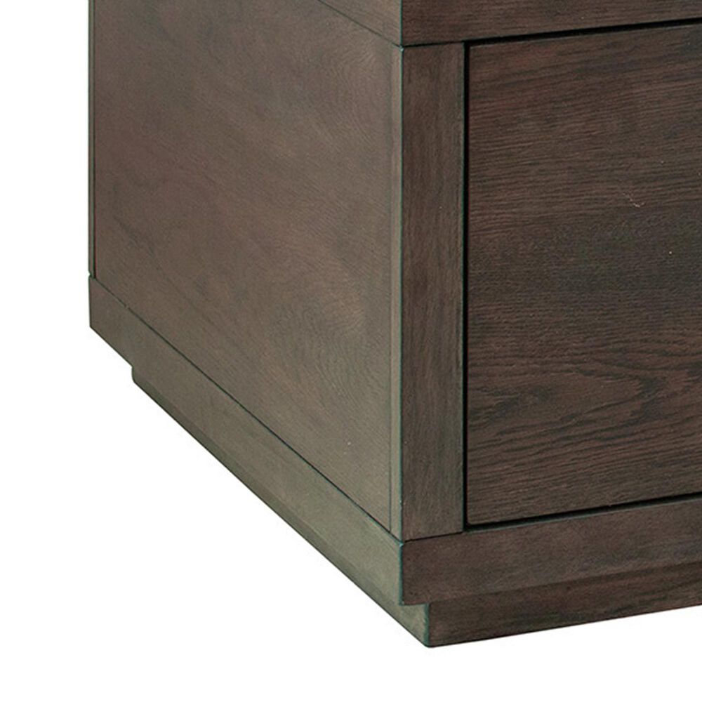Nicolette Home Merrick Rectangular Cocktail Table with Casters in Homestead Brown and Clear, , large