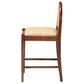 Baxton Studio Maryland Counter Stool in Natural and Walnut Brown, , large