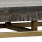 37B Toreno Console Table in Antique Brass and Black, , large