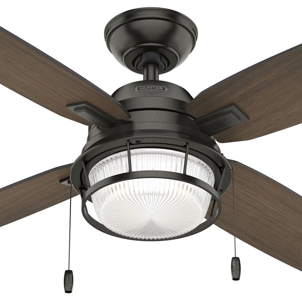 Hunter Ocala 52&quot; Outdoor Ceiling Fan with LED Lights in Noble Bronze, , large