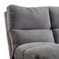 Furniture of America Saldana Stationary Futon Sofa in Light Gray, , large