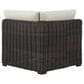 Ashley Kimora Patio Corner Chair in Beige, , large