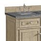 James Martin Vanities Lorelai 60" Double Vanity in Whitewashed Oak with 3 cm Parisien Bleu Quartz Top, , large