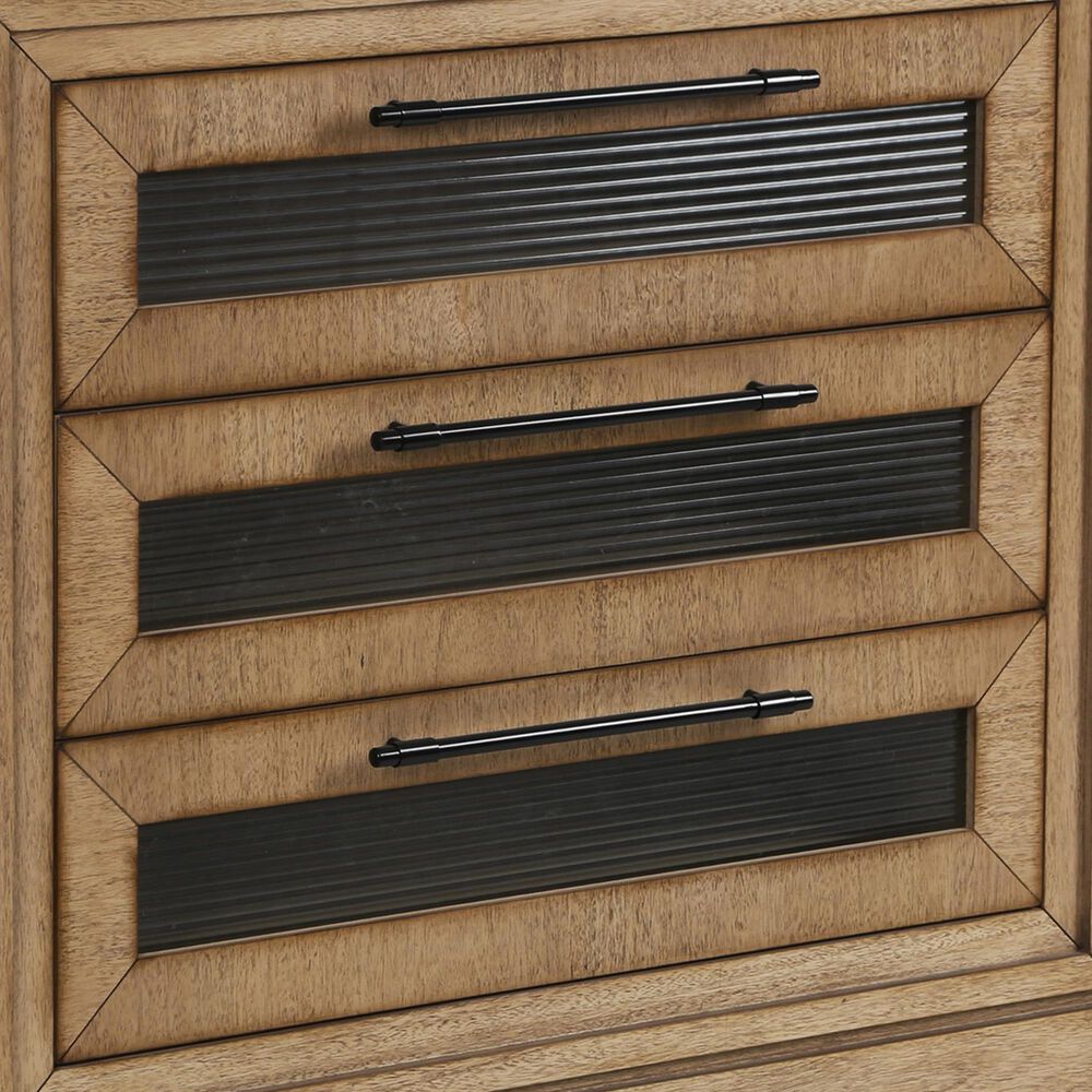 Stylecraft Lamps Inc 3-Drawer Wooden Chest in Umber and Lead, , large