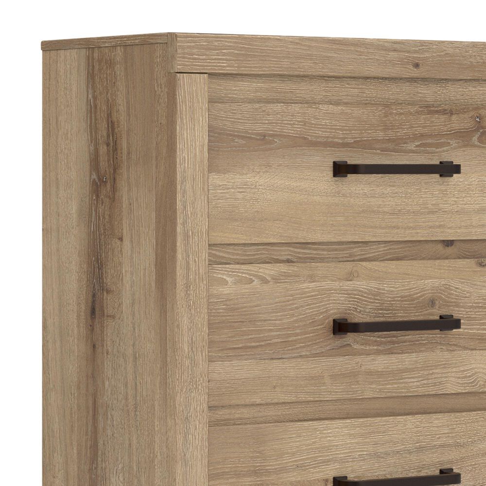 Ashley Brozmont 5-Drawer Chest in Natural Brown, , large
