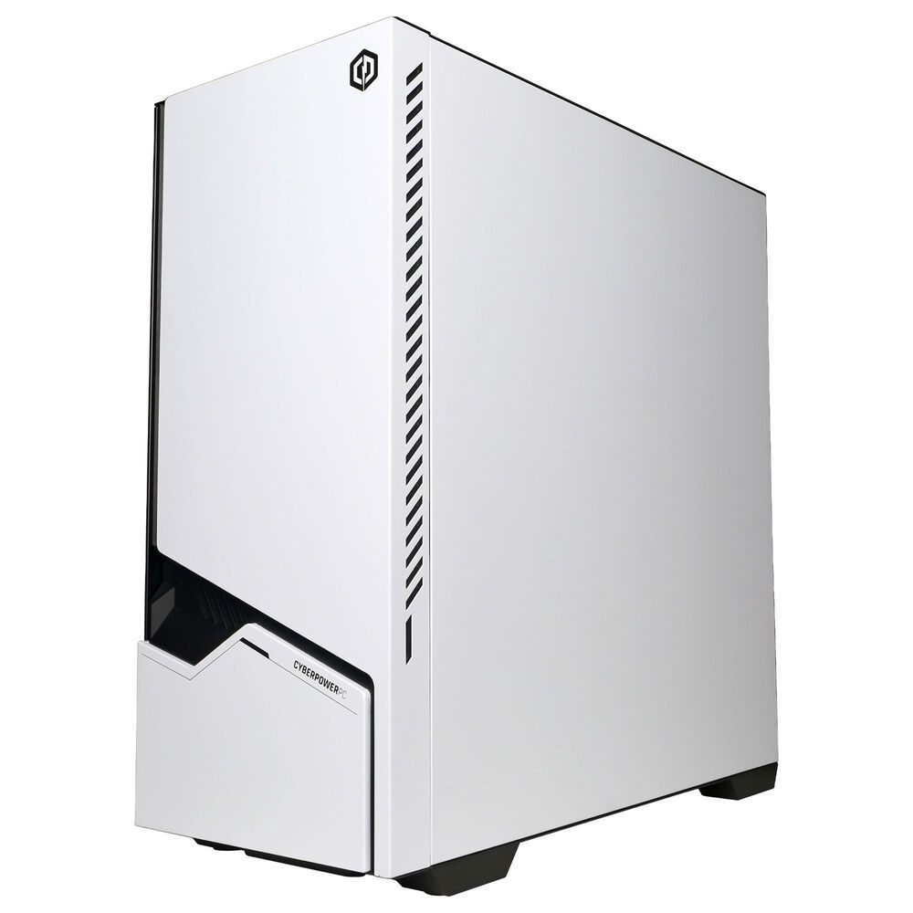 CyberPowerPC Gamer Master Gaming Desktop | AMD Ryzen 5 8400F - 16GB RAM - AMD Radeon RX 9060 XT Graphics - 1TB SSD in White, , large