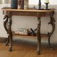 Linon Home Decor Flicka Console Table in Brown, , large