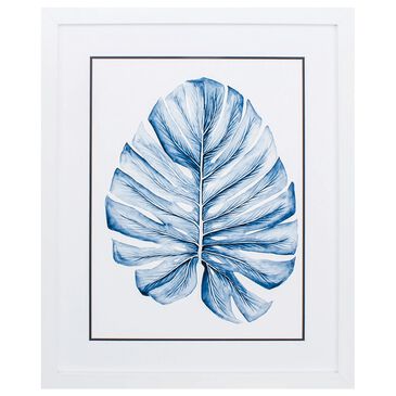 Propac "Indigo Tropical Leaf I" Wall Art in Blue, , large