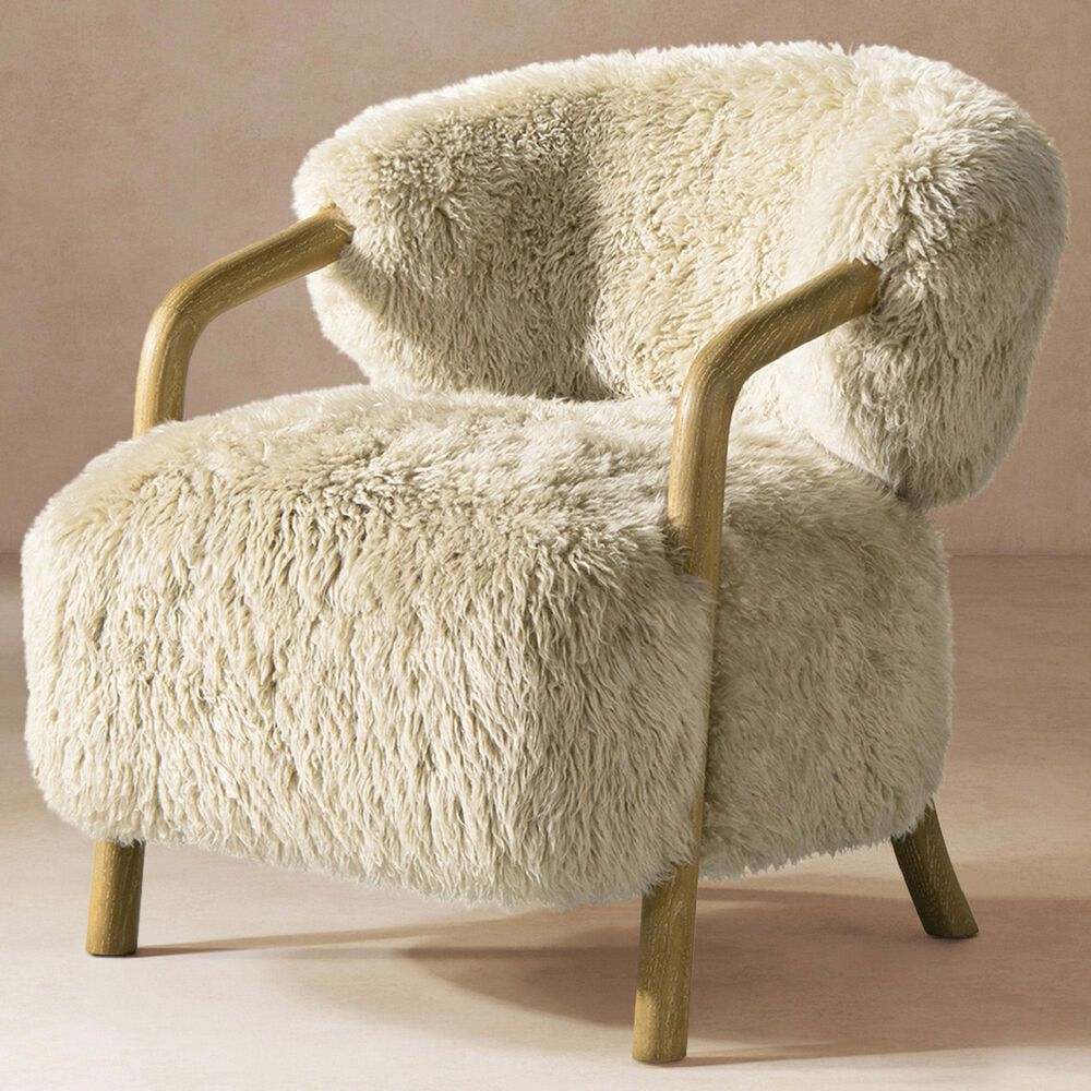 Jennifer Taylor Home Becker Accent Arm Chair in Taupe Beige, , large