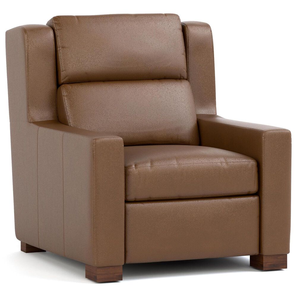 Stickley Furniture Woodlands Power Leather Motion Recliner in Salvano Bark, , large