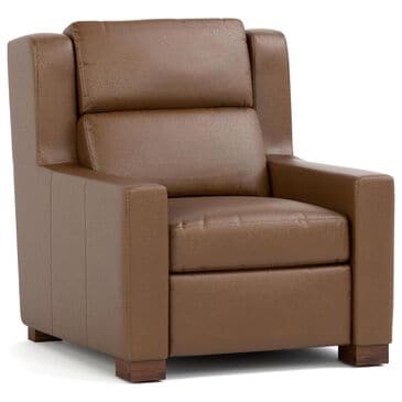 Stickley Furniture Woodlands Power Leather Motion Recliner in Salvano Bark, , large
