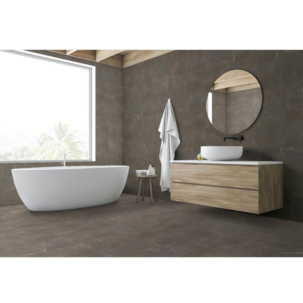 Emser Sterlina II Henna Matte 24" x 47" Porcelain Tile, , large