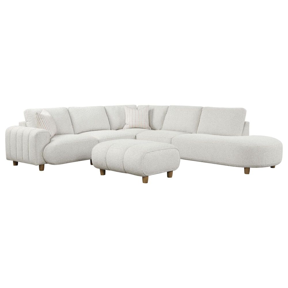 Nura Home 5-Piece Sectional in Geller Marble, , large