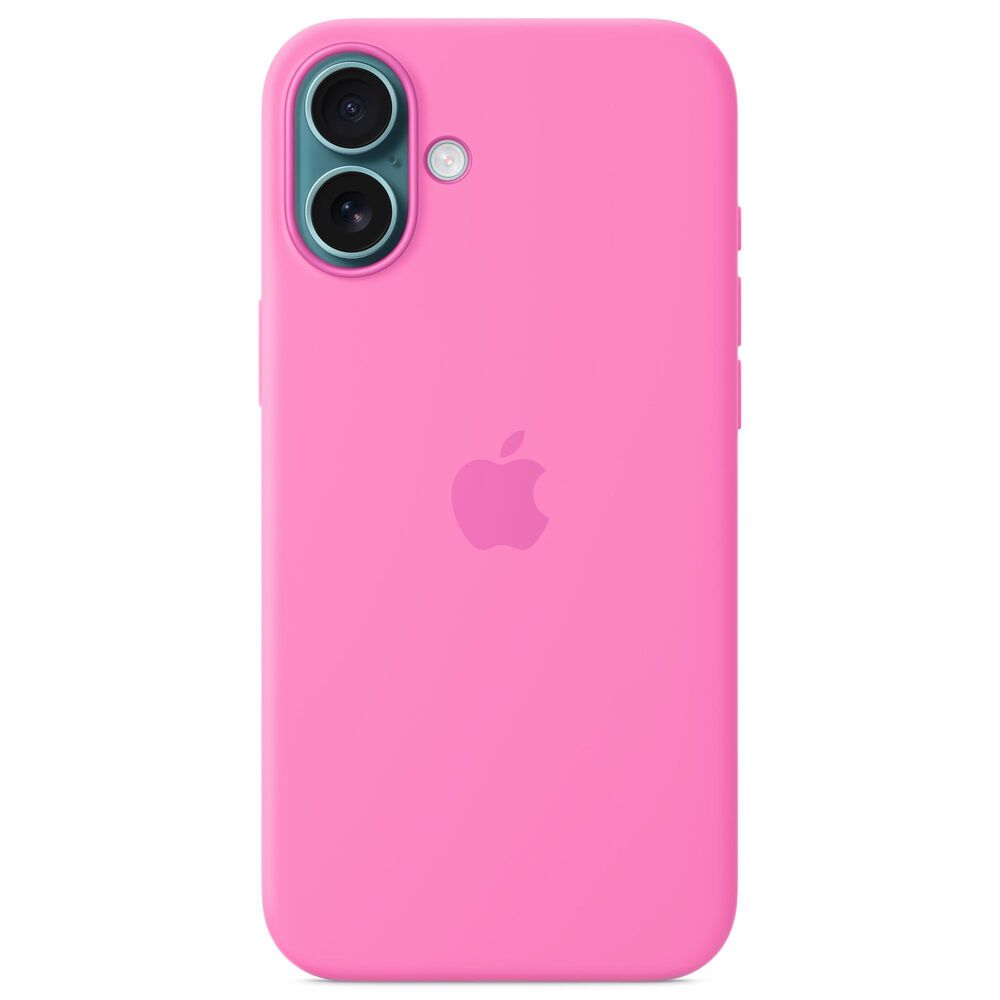 Apple Silicone Case with MagSafe for iPhone 16 Plus in Peony, , large