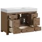 37B Alanya 48" Single Bathroom Vanity in Walnut Drift with White Composite Stone Top, , large