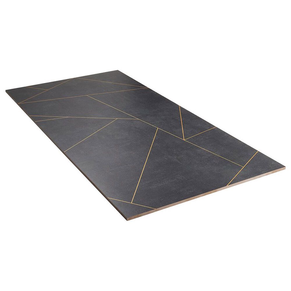 Soho Studio Artscape Ardesia and Gold Line 24" x 48" Porcelain Tile, , large
