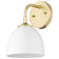 Golden Lighting Zoey 1-Light Wall Sconce in Olympic Gold, , large