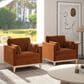 Jennifer Taylor Home Knox Accent Arm Chair in Burnt Orange, , large