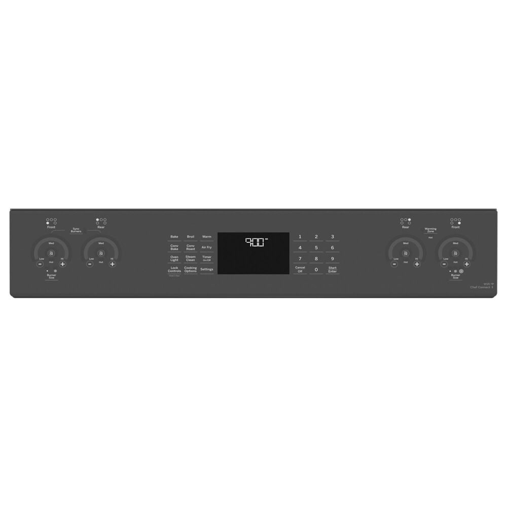 GE Profile 30&quot; Smart Slide-In Electric Rang in Black Stainless Steel, , large
