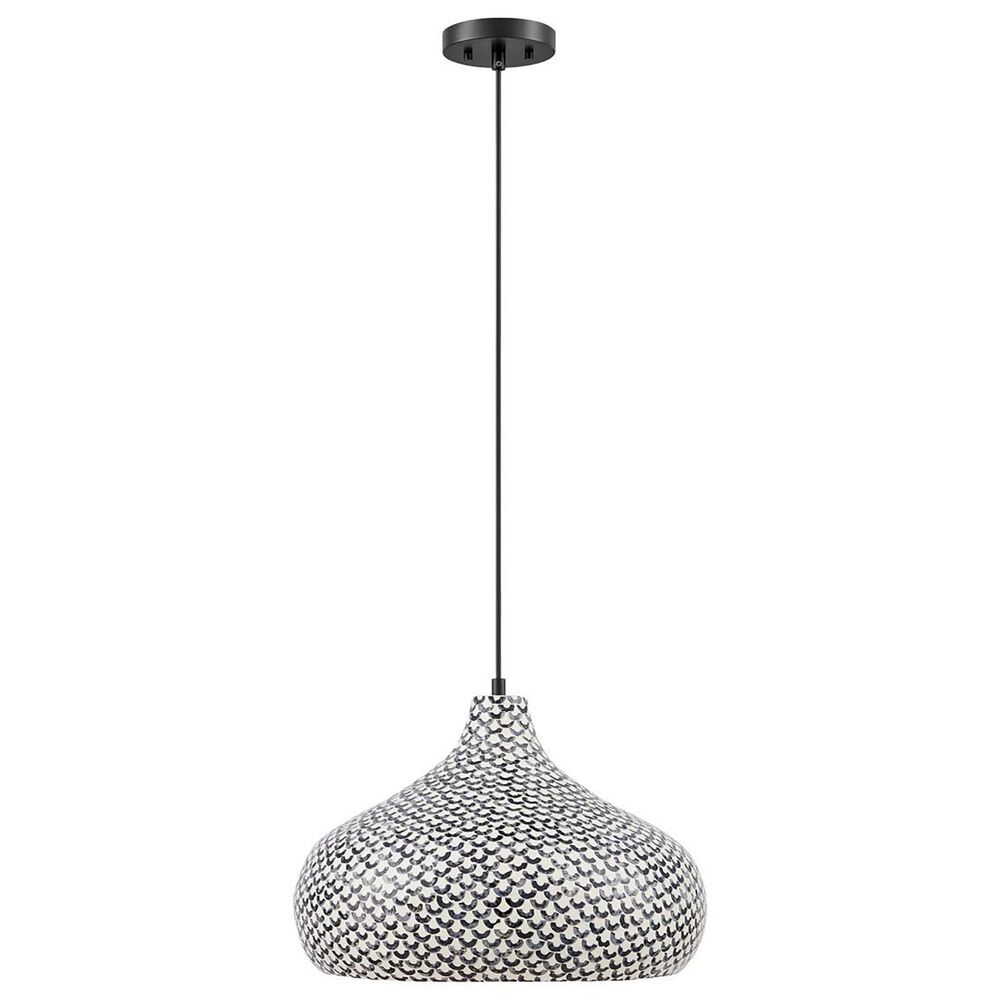 Savoy House Jade 1-Light Pendant in Black, , large