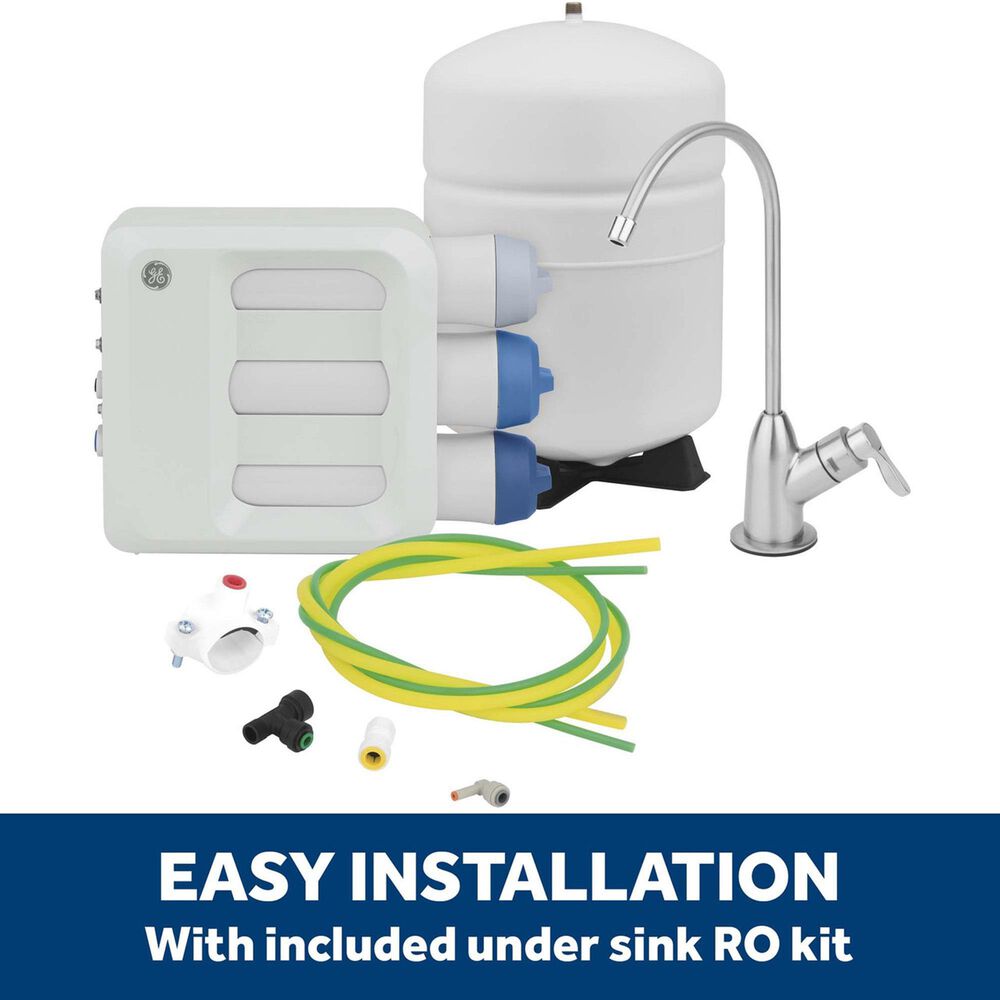GE Appliances Reverse Osmosis Filtration System in Brushed Nickel, , large