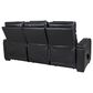 Everly Living Rock Star Power Reclining Sofa in Black, , large