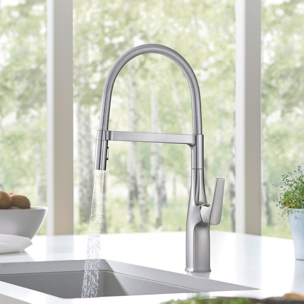 Blanco Rivana Semi Pro Kitchen Faucet in Chrome, , large
