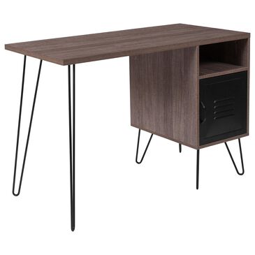 Flash Furniture Woodridge Desk in Brown, , large