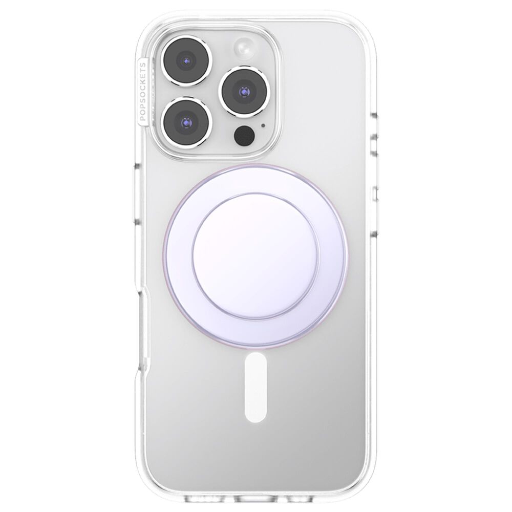 PopSockets MagSafe Circle PopGrip in Iridescent White, , large