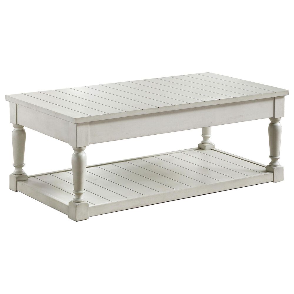 Steve Silver Furniture Hemingway Lift Top Coffee Table in Alabaster, , large