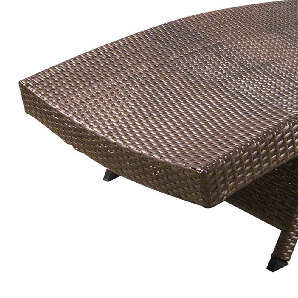Noble House Salem Patio Chaise Lounge in Mixed Mocha &#40;Set of 2&#41;, , large