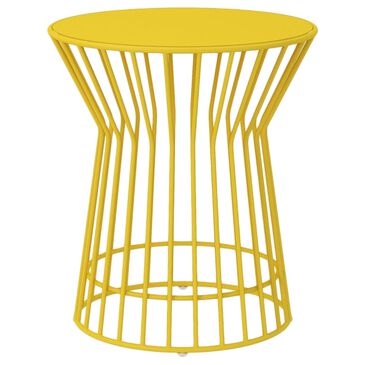 DHP Roberta Patio Side Table in Bright Yellow, , large