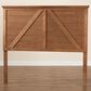Baxton Studio Yorick Queen Headboard in Ash Walnut, , large