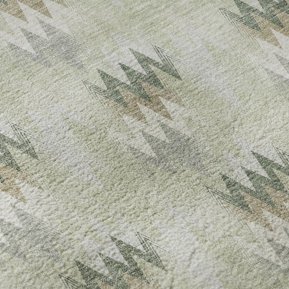 Dalyn Rug Company Soft Essentials Chevron Celery 9' x 12' Area Rug, , large