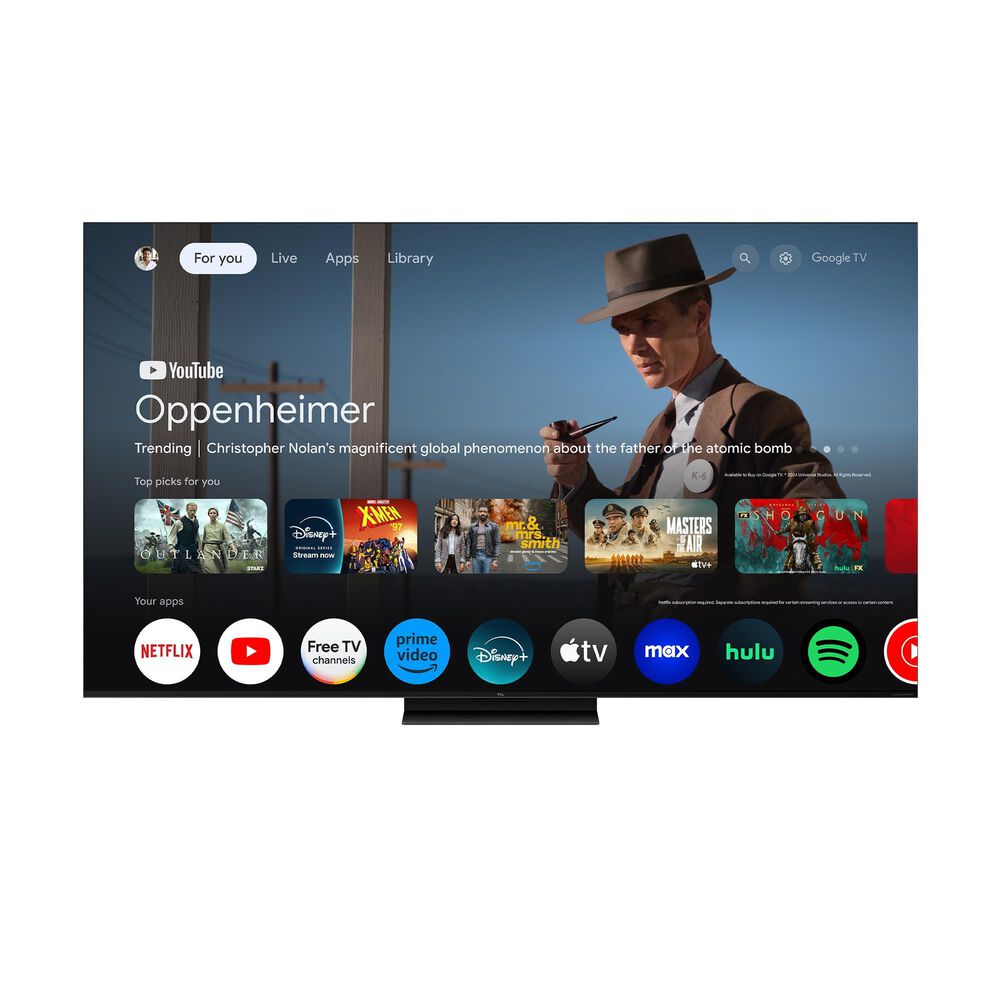 TCL 55&quot; Q Series 4K UHD HDR QD-Mini LED Smart TV with Google TV  55QM7K, , large