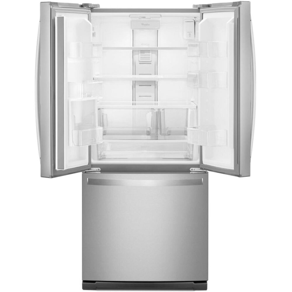 Whirlpool 30&quot; Wide French Door Refrigerator in Fingerprint Resistant Stainless Steel, , large