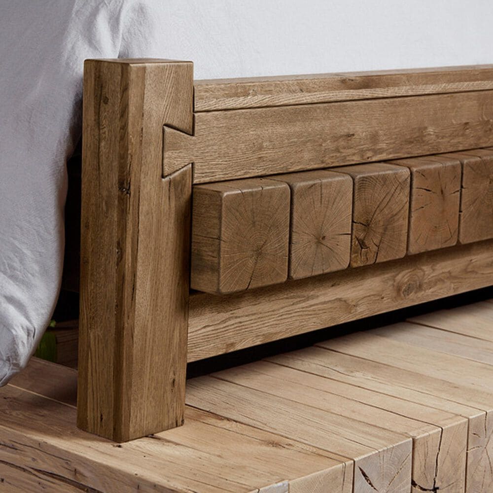 Viceray Collections Dovetail 4 Piece Queen Bedroom Set in Natural, , large