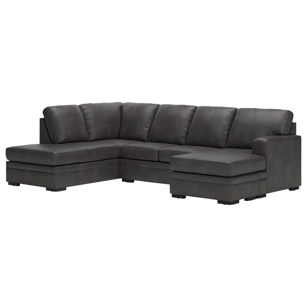 Ashley Lofton-Pike 2-Piece Stationary Right Facing Sectional with Chaise in Shadow, , large