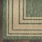 Nourison Horizon HOZ03 Green 10" x 14" Indoor/Outdoor Area Rug, , large