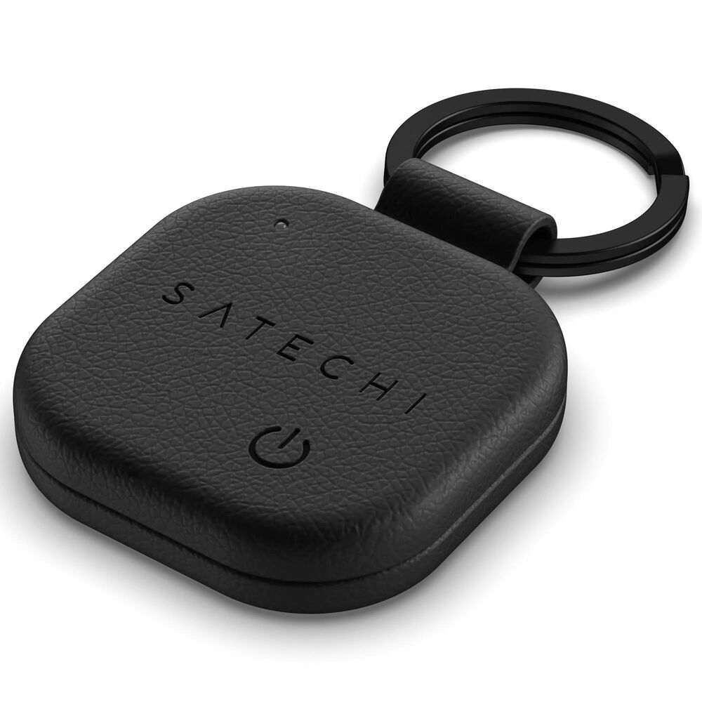 Satechi Vegan-Leather FindAll Keychain in Black, , large
