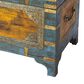 Butler Nador Storage Trunk in Blue and Gold, , large
